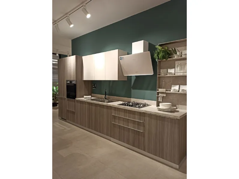 Cucina Scavolini moderna lineare altri colori in laminato opaco Urban