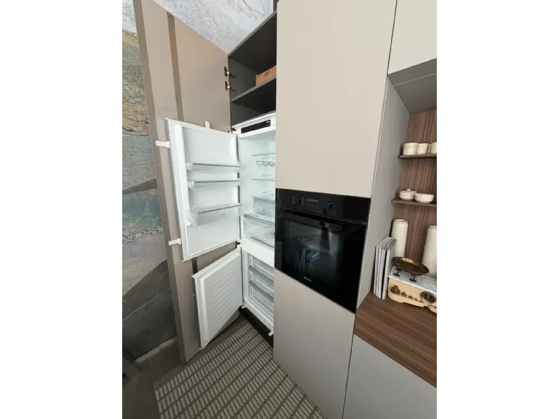 Cucina Ernestomeda design con isola altri colori in hpl Sign