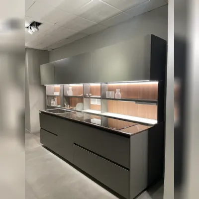 Cucina tortora moderna lineare Soul Ernestomeda a soli 14000 Euro