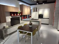 Cucina a PREZZI OUTLET in laminato lucido Veneta cucine -60%