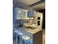 Cucina Beverly design bianca Stosa ad angolo scontata 69%