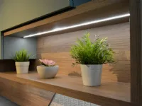 Cucina altri colori design con penisola Stosa Metropolis fenix cemento  a soli 13500 Euro