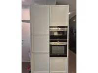 Cucina lineare in legno bianca Newport a prezzo scontato