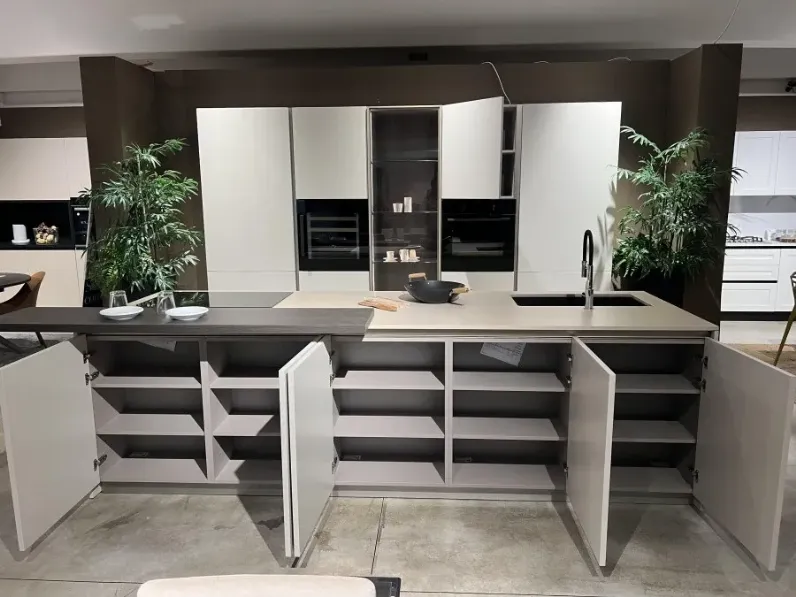 Cucina con isola Stosa metropolis SCONTATA 55%