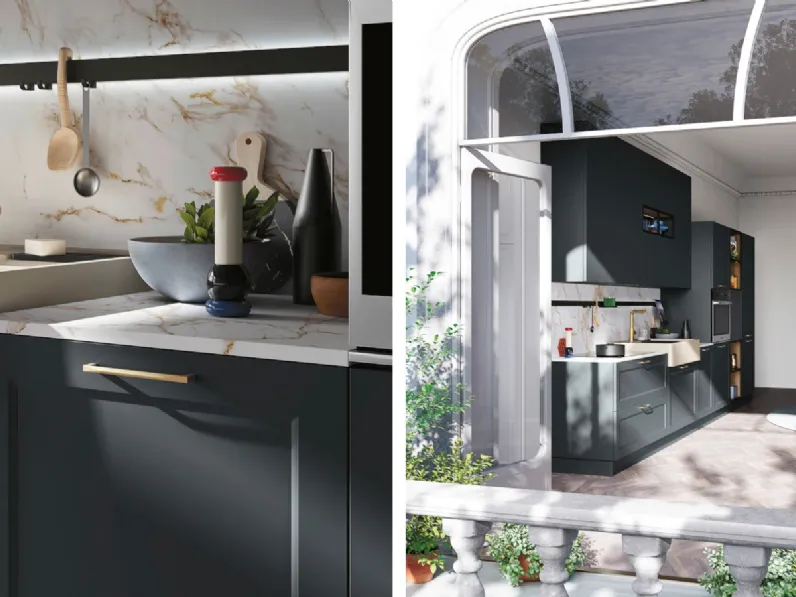 Cucina moderna lineare T44 Ar-due a prezzo scontato