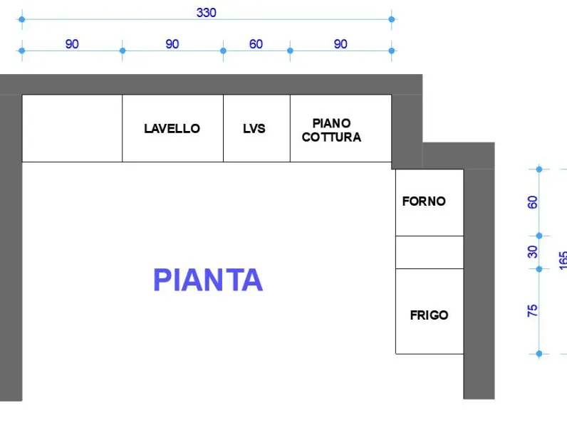 Cucina a PREZZI OUTLET in laccata opaco Astra -55%