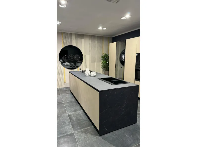 Cucina con isola Binova Bluna SCONTATA 56%