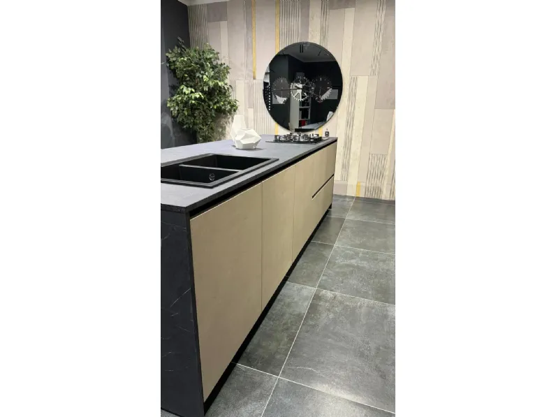 Cucina con isola Binova Bluna SCONTATA 56%