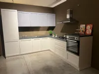 Cucina Mobilturi moderna ad angolo tortora in legno Elsa 