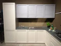 Cucina Mobilturi moderna ad angolo tortora in legno Elsa 