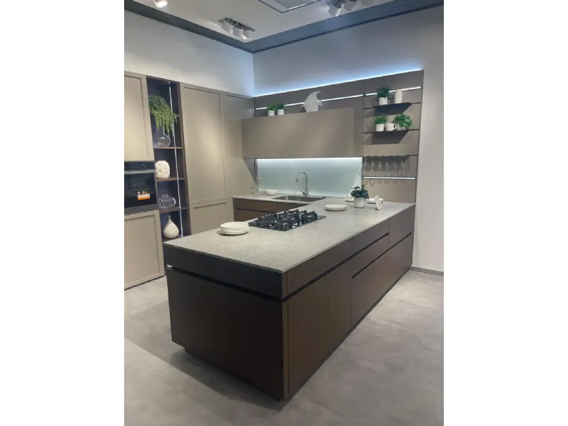 Cucina con penisola in  a prezzo ribassato 53%