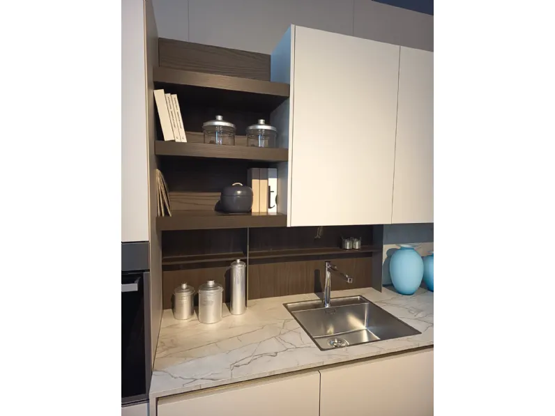 Cucina a prezzo scontato lineare moderna Kali Arredo3