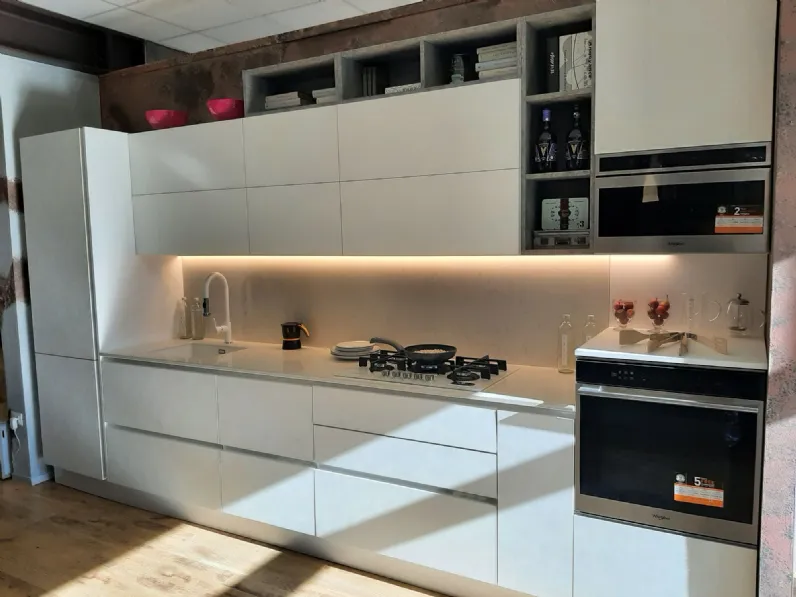 Cucina Veneta Cucine Start time j gesso OFFERTA OUTLET sconto 45% 