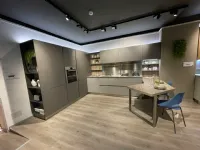 Cucina antracite design con penisola Start time Veneta cucine a soli 9792