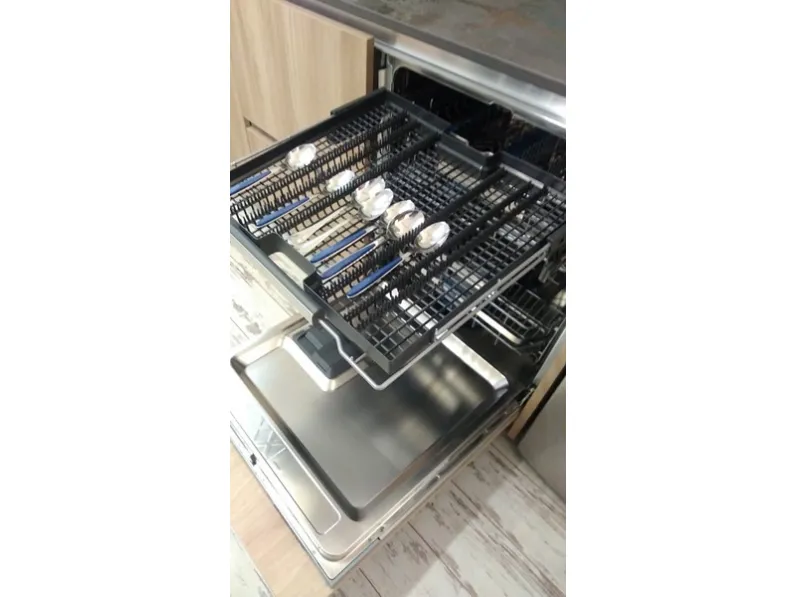 Cucina Venezia moderna rovere chiaro ad angolo Giannei