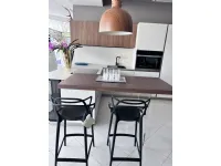 Cucina a PREZZI OUTLET in laminato materico Snaidero -31%