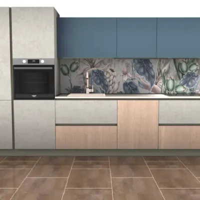 Cucina altri colori moderna lineare Young lineare Stosa scontata