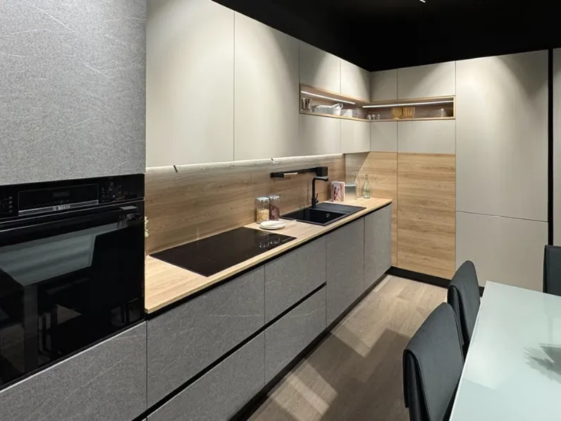 Cucina ad angolo Mobilturi Zen SCONTATA 54%
