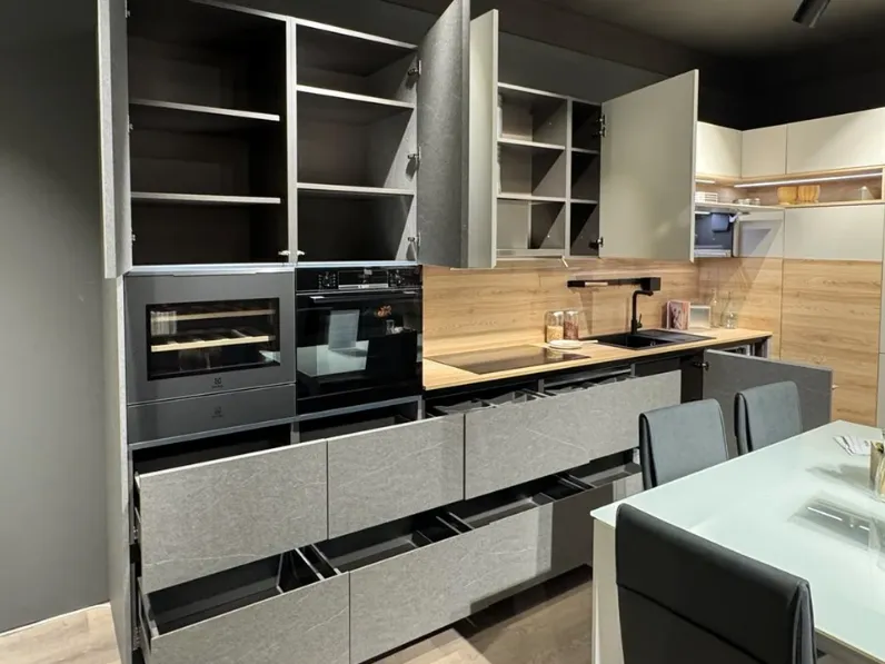 Cucina ad angolo Mobilturi Zen SCONTATA 54%