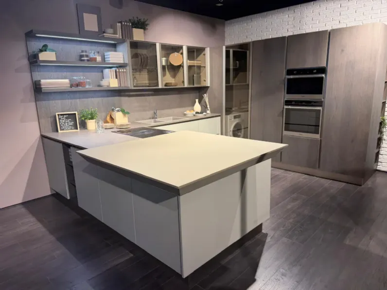 Cucina altri colori design ad angolo Clover Lube cucine in offerta