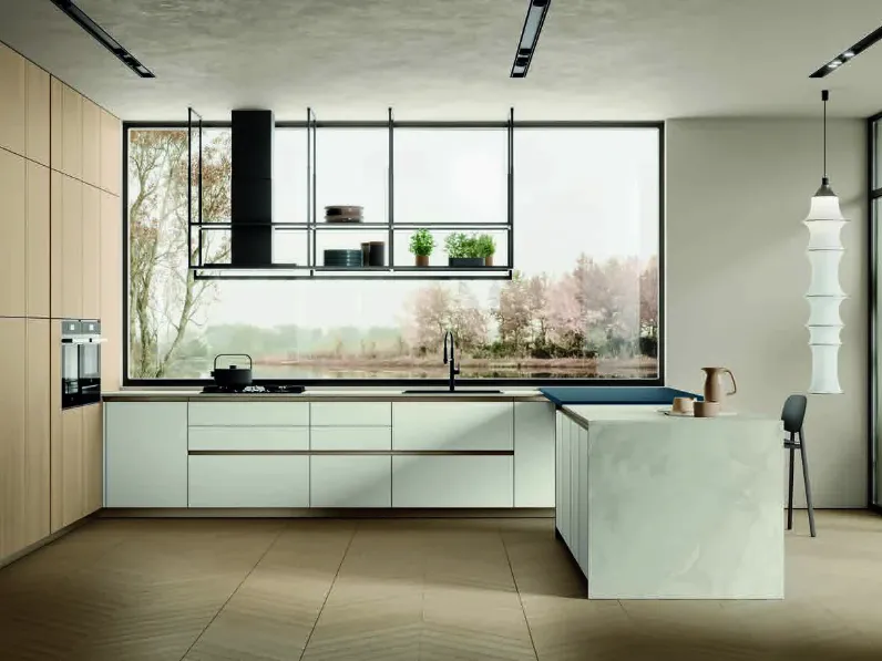 Scopri la cucina Lungomare compo 10 di Colombini casa in OFFERTA OUTLET 