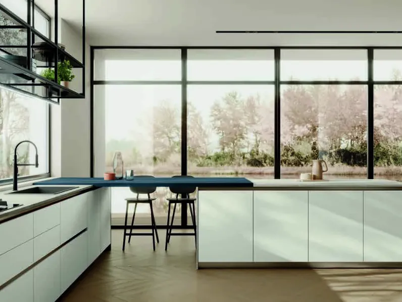 Scopri la cucina Lungomare compo 10 di Colombini casa in OFFERTA OUTLET 