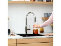 Richiedi il prezzo: cucina grigia moderna Sistema quooker di Artigianale in Offerta Outlet 
