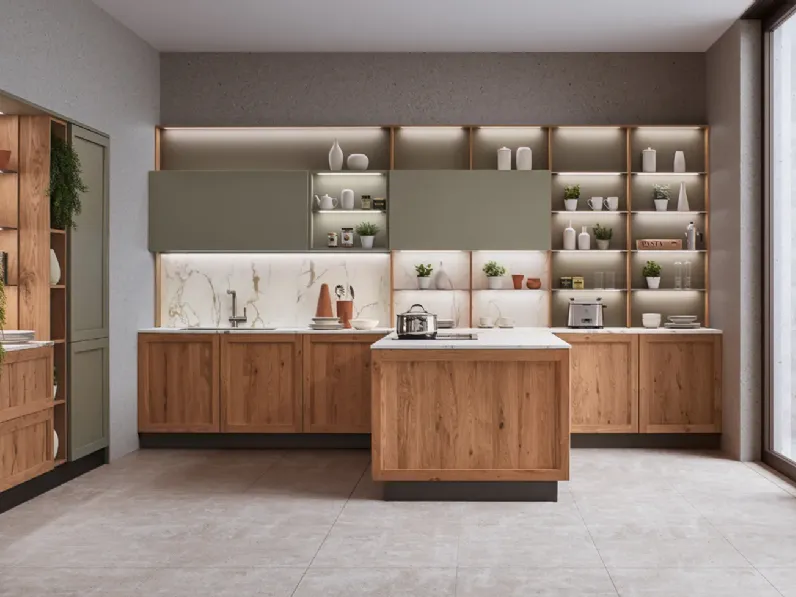 Cucina di Veneta Cucine modello Milano 08: richiedi ora il prezzo 