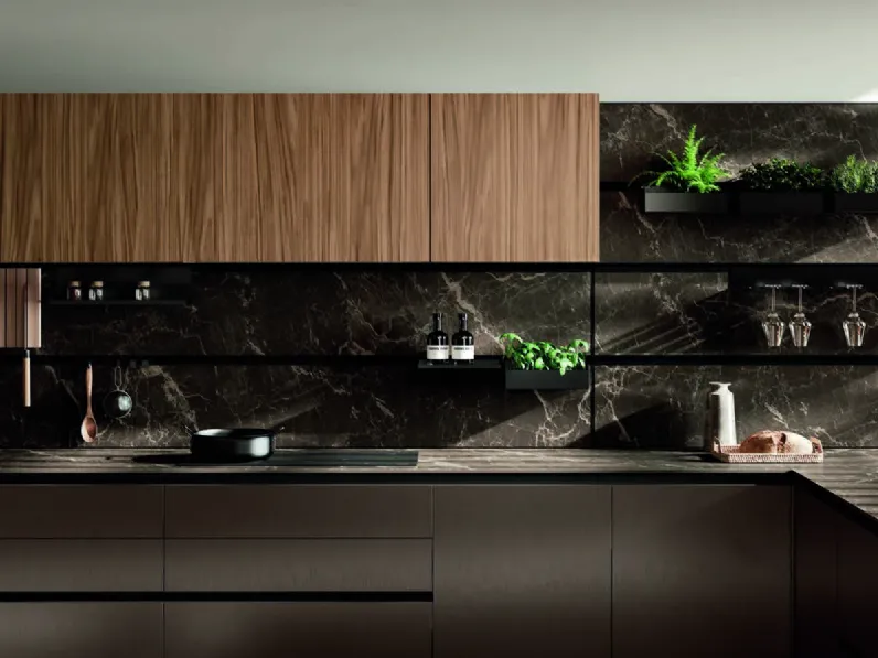 Richiedi il prezzo: cucina altri colori moderna Pratica compo.01 di Colombini casa in Offerta Outlet 