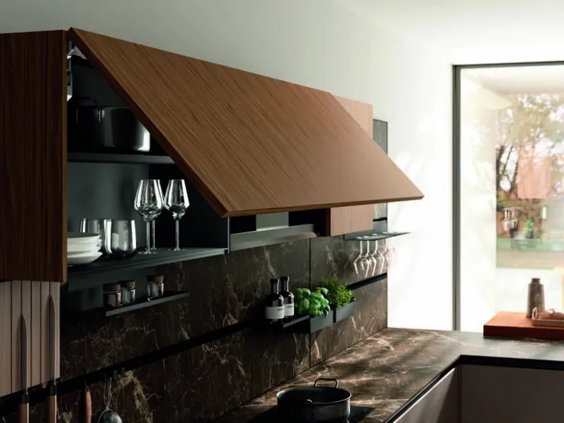 Richiedi il prezzo: cucina altri colori moderna Pratica compo.01 di Colombini casa in Offerta Outlet 