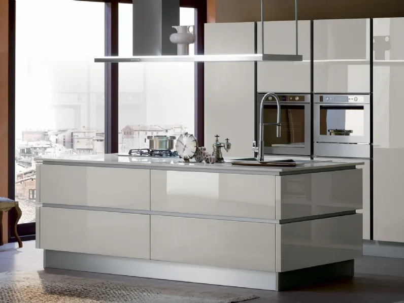 Richiedi il prezzo: cucina altri colori moderna Ri-flex 05 di Veneta Cucine scontata 