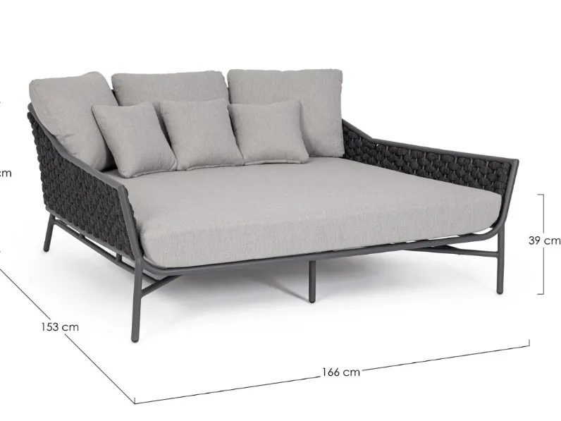 Divani da giardino Bizzotto: modello Daybed everly a prezzo scontato