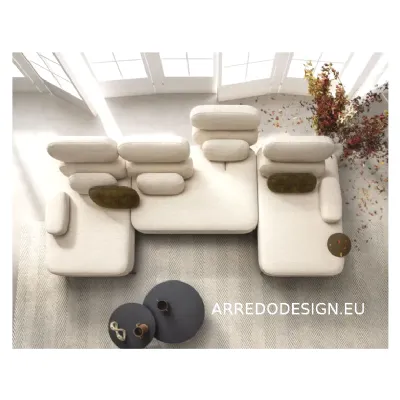 Divano in Tessuto stile design modello Avalon scontato - 35%