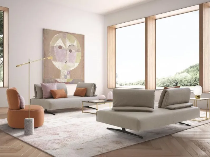 Divano Lineare Abbraccio Le comfort in Offerta Outlet a 1900 Euro