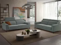 Divano Amy 209 x 136 tessuto in poliuretano  Excò in Offerta Outlet