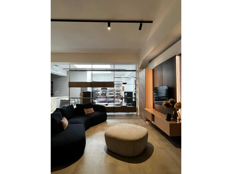 Divano in Tessuto stile design modello Duepuntozero scontato - 50%