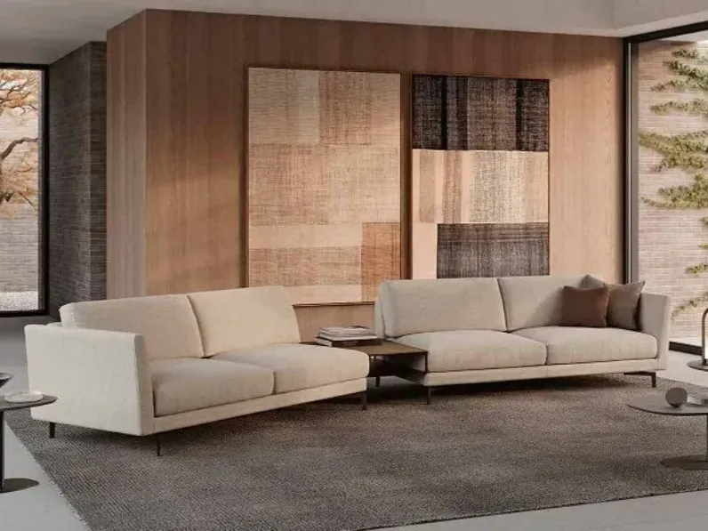 Divano design tessuto Gregory di Doimo salotti con sconto del - 35%