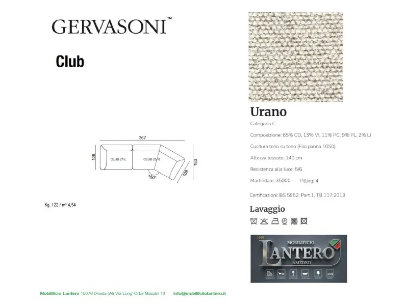 Divano Angolare modello Divano club gervasoni di Gervasoni a prezzi outlet