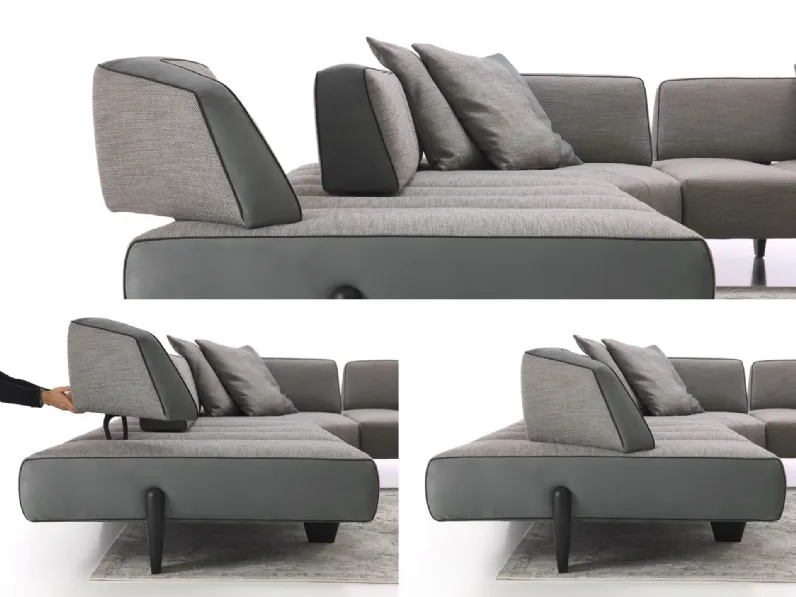 Divano Angolare Leyton outlet di Diotti.com a prezzo ribassato