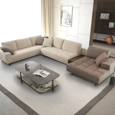 Divano Angolare Antibes outlet Diotti.com in Offerta Outlet a 8750 Euro
