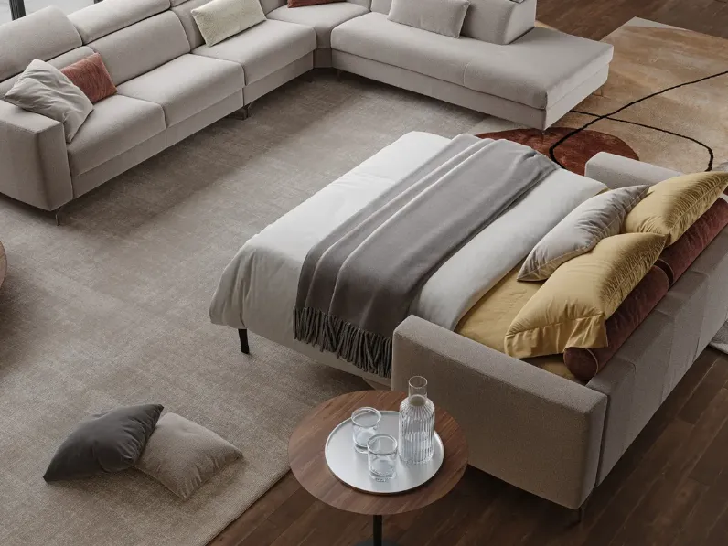 Divano in Tessuto stile moderno modello Arnold scontato - 30%
