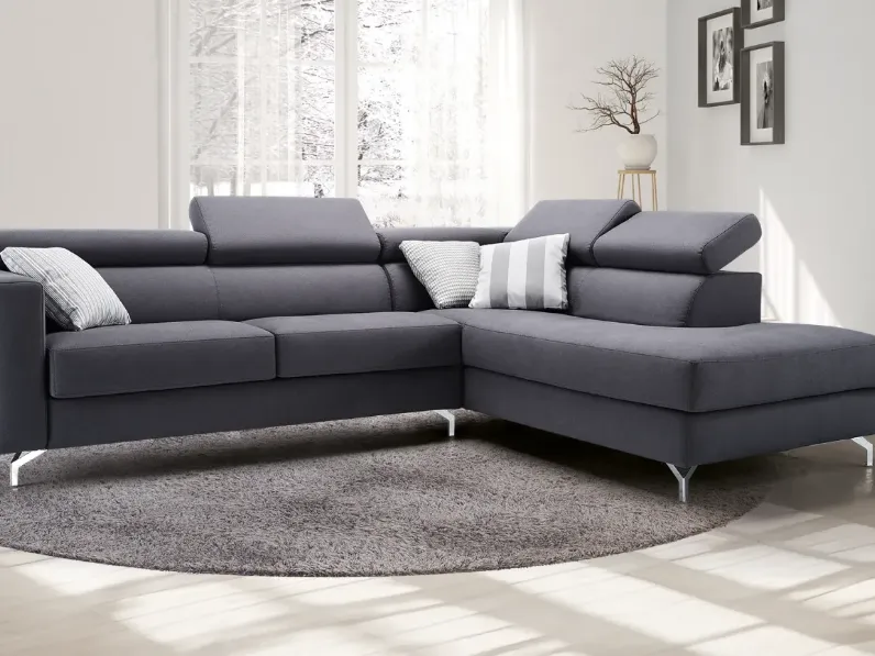 Divano in Tessuto stile moderno modello Arnold scontato - 30%