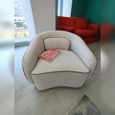 Divano Poltroncina alberto tessuto in poliuretano  Artigianale in Offerta Outlet
