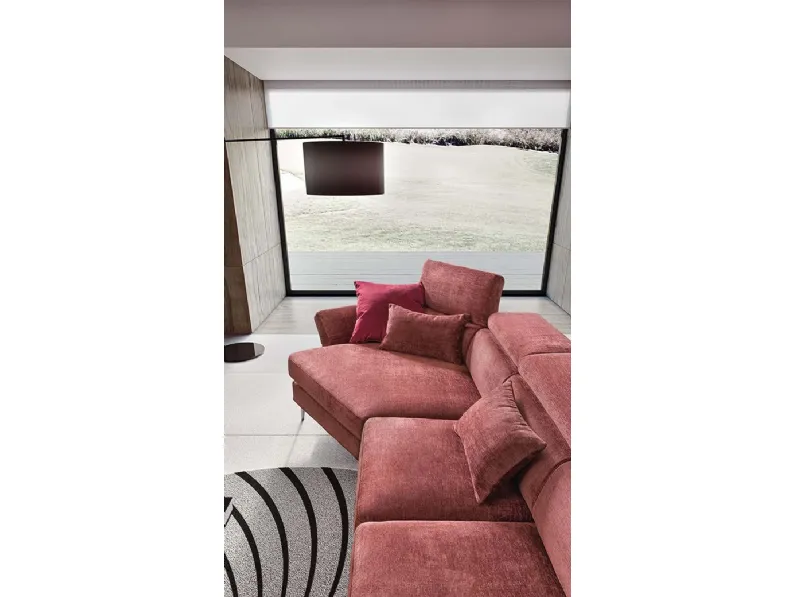 Divano Aurora in Tessuto Le comfort a prezzo ribassato