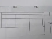 Divano Angolare Bridge 288 x 219 Excò ad un prezzo vantaggioso