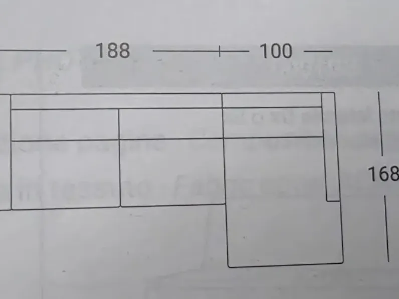Divano Angolare Bridge 288 x 219 Excò ad un prezzo vantaggioso