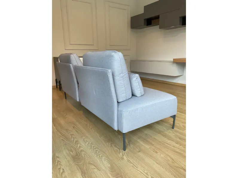 Divano Brixton tessuto in poliuretano  Febal a prezzo Outlet