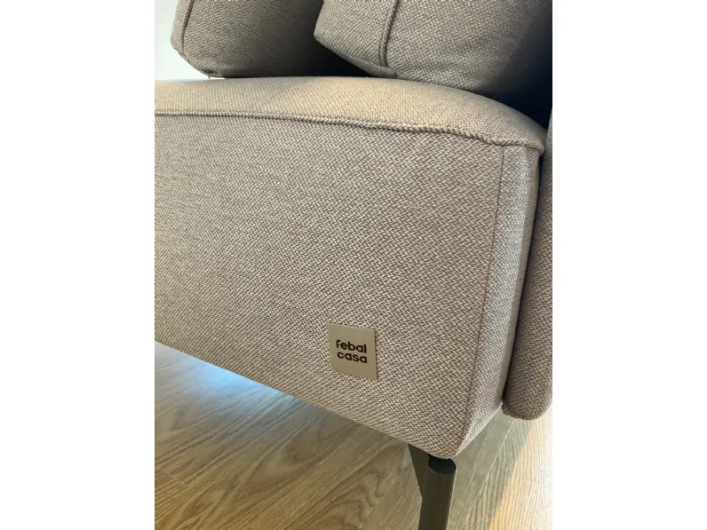 Divano Brixton tessuto in poliuretano  Febal a prezzo Outlet