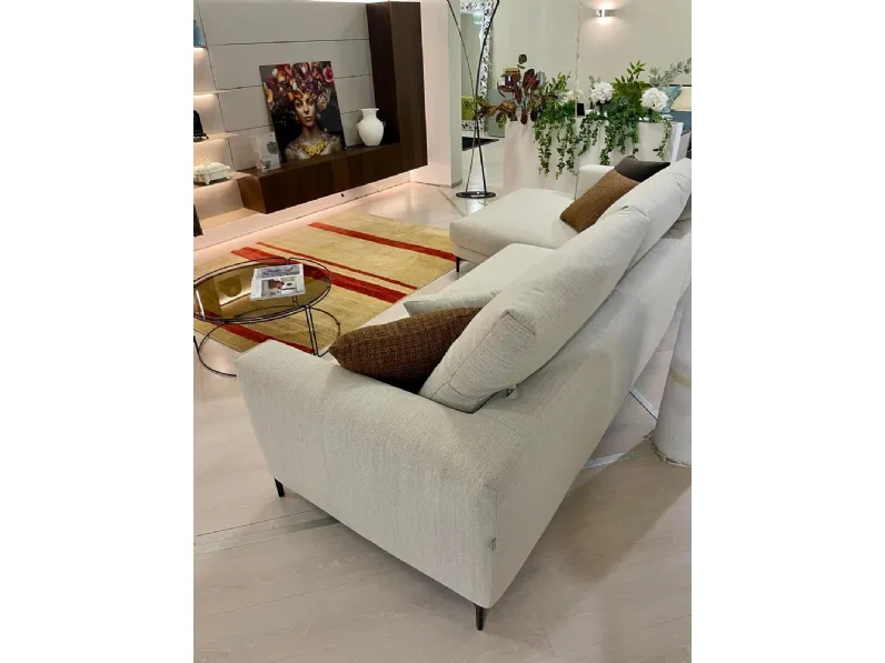 Divano Capri tessuto in misto piuma  Rosini in Offerta Outlet
