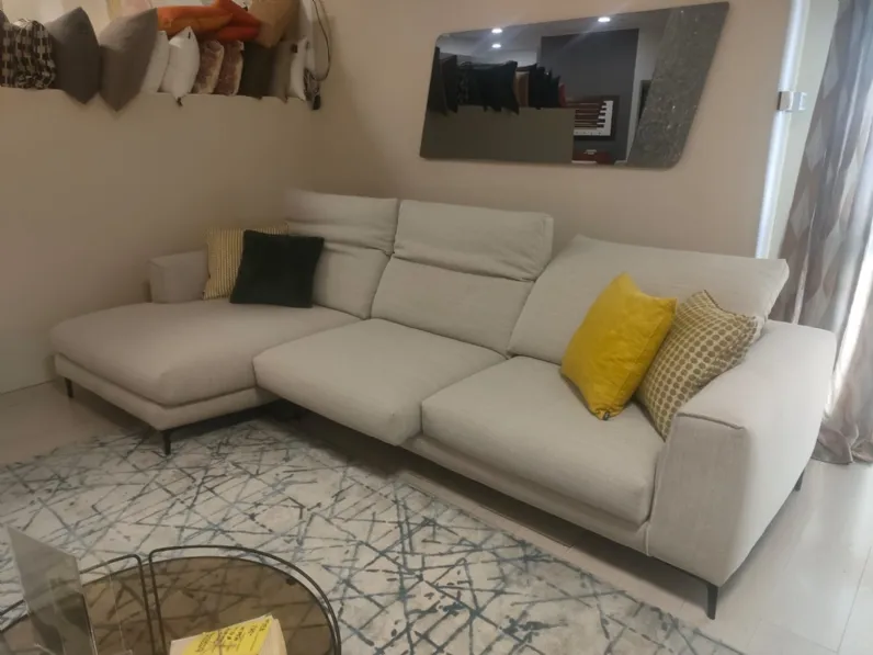 Divano Capri tessuto in misto piuma  Rosini in Offerta Outlet